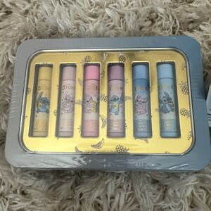 Disney Stitch- 6 Piece Lip Balm Collection - Collectible Tin